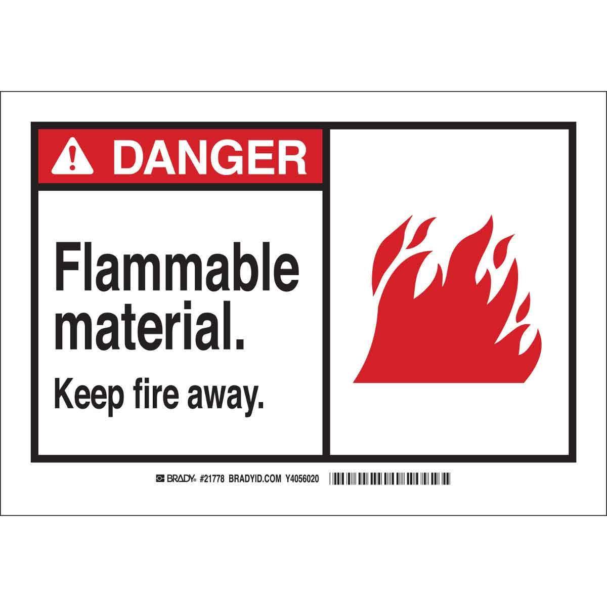 Brady® 46731 Chemical & Hazardous Material Signs