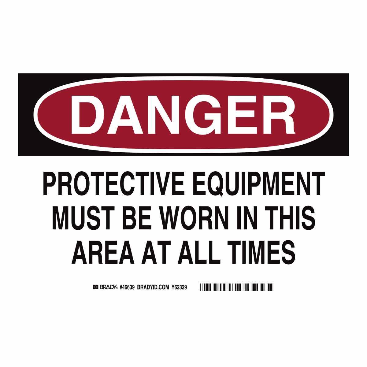 Brady® 46639 Accident Prevention Signs