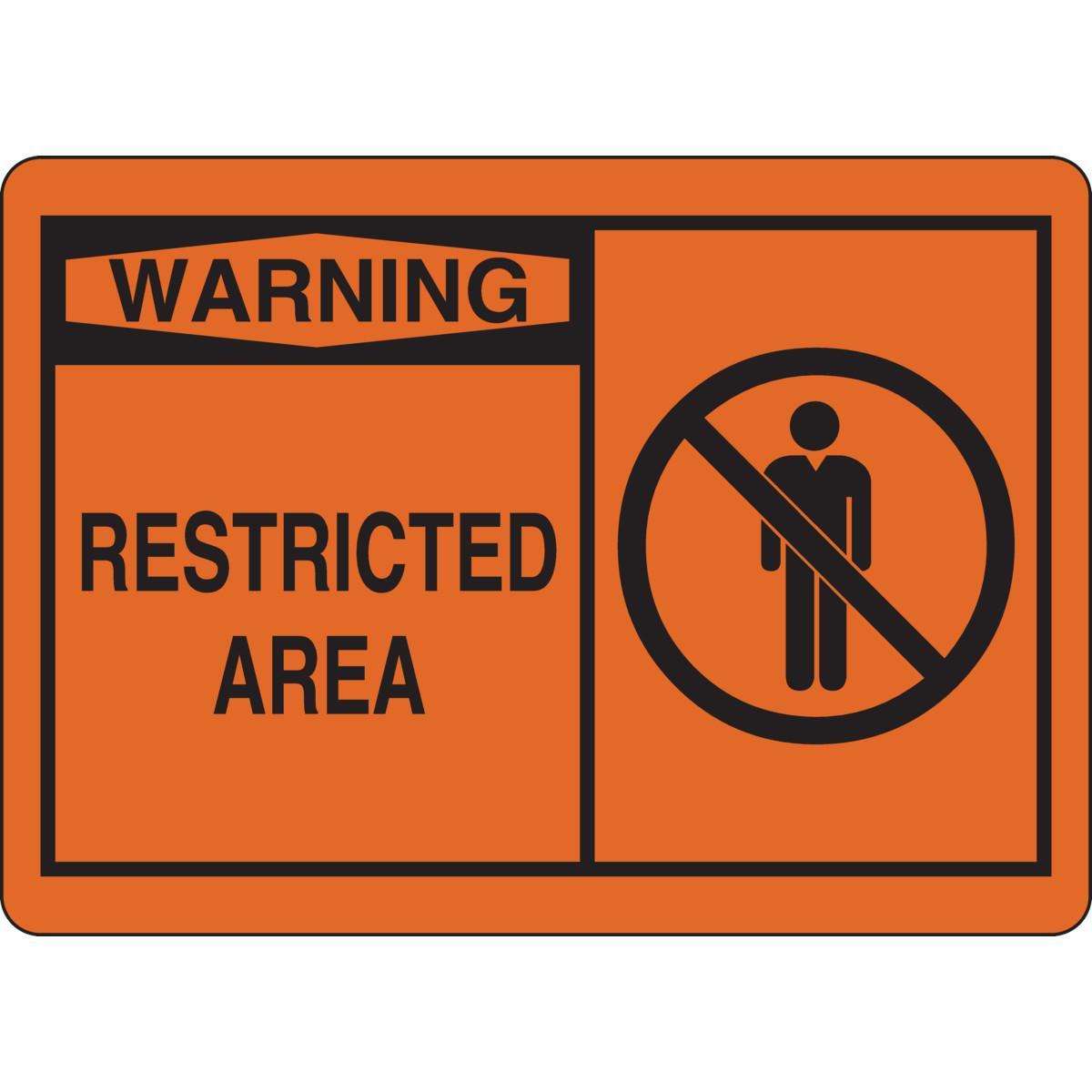 Brady® 46677 Access & Security Signs