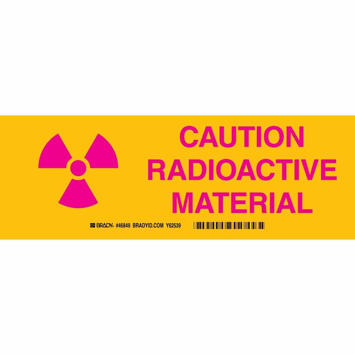 Brady® 46849 Chemical & Hazardous Material Signs