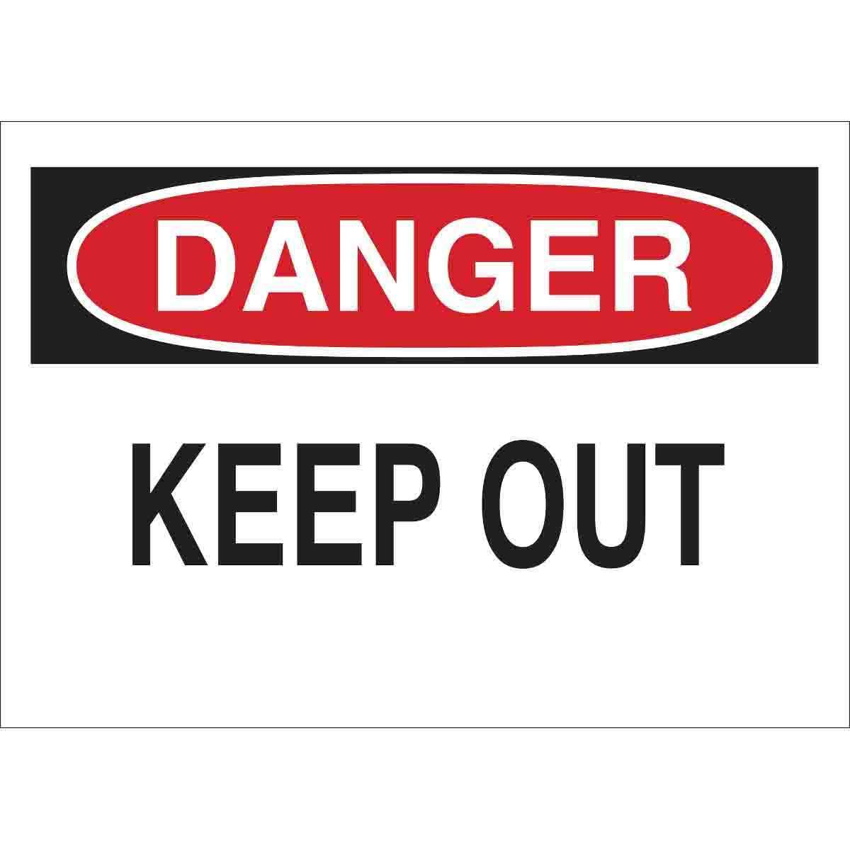 Brady® 75478 Access & Security Signs