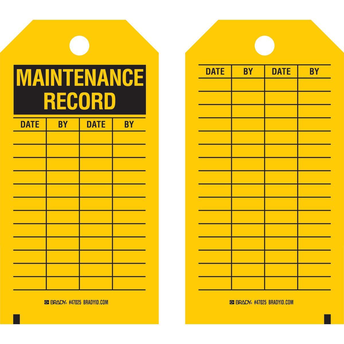 Brady® 47025 Safety & Facility Tags
