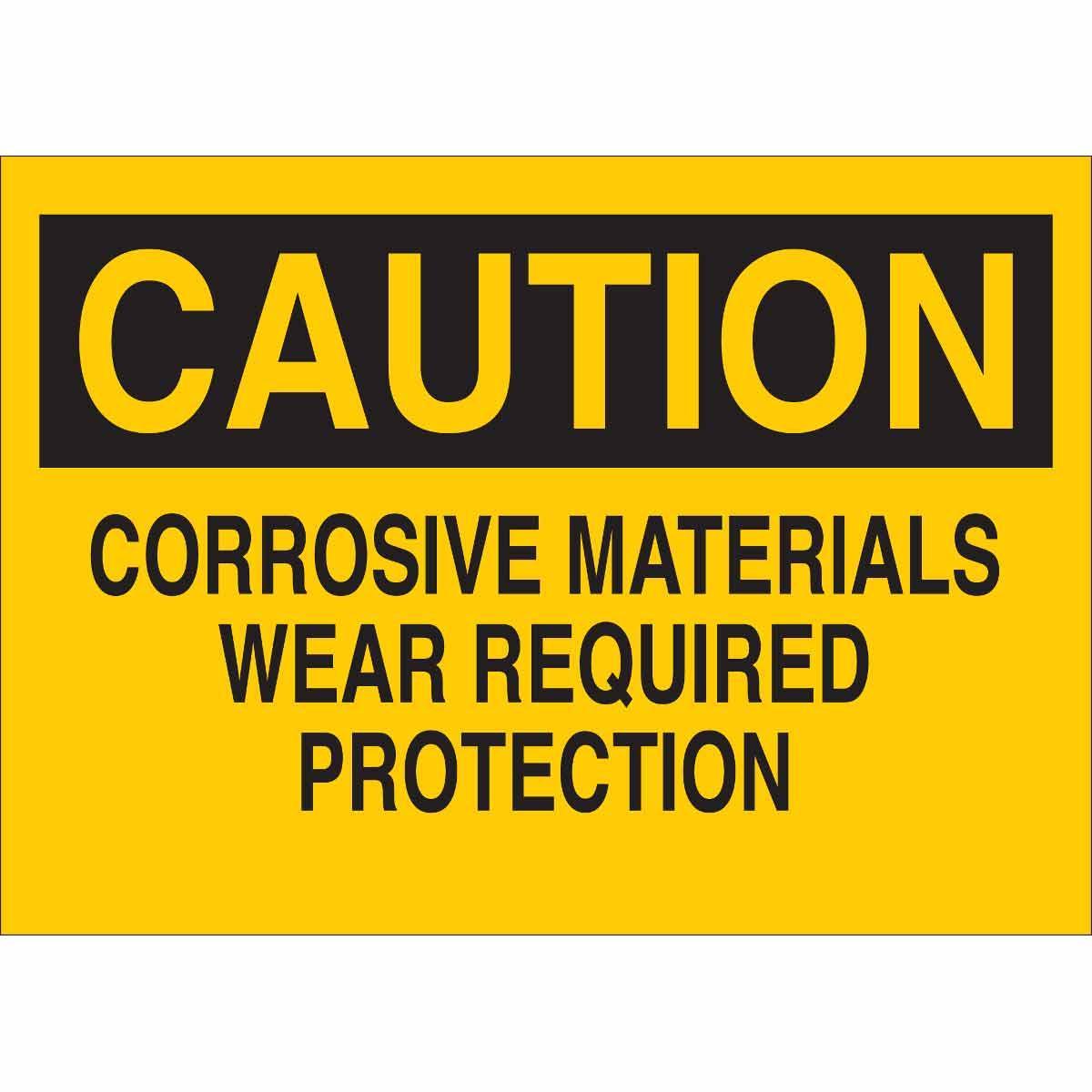 Brady® 40837 Chemical & Hazardous Material Signs