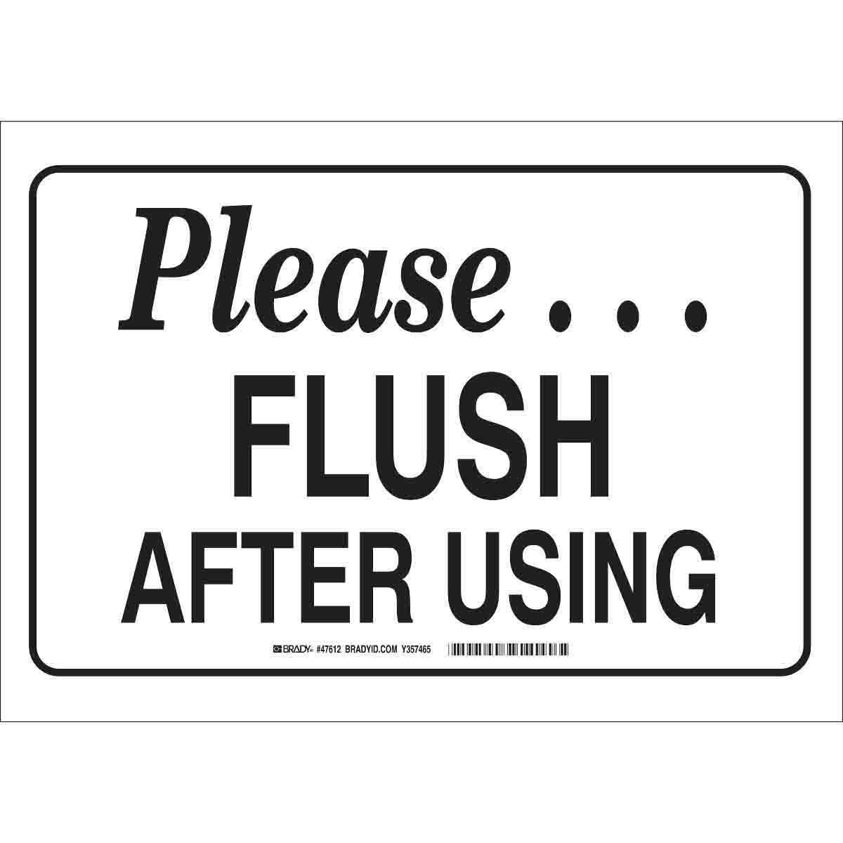Brady® 47606 Office & Facility Signs