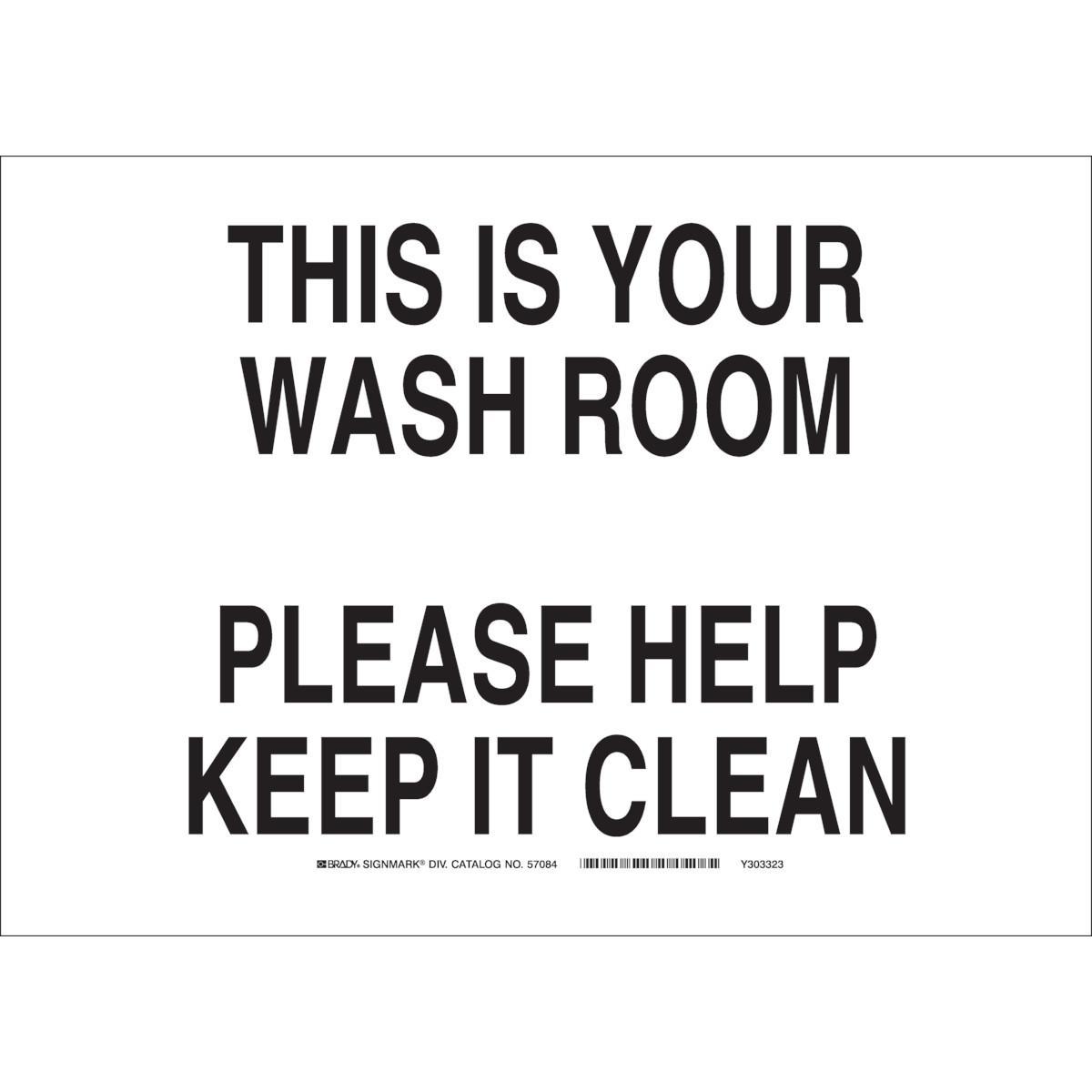 Brady® 57084 Office & Facility Signs