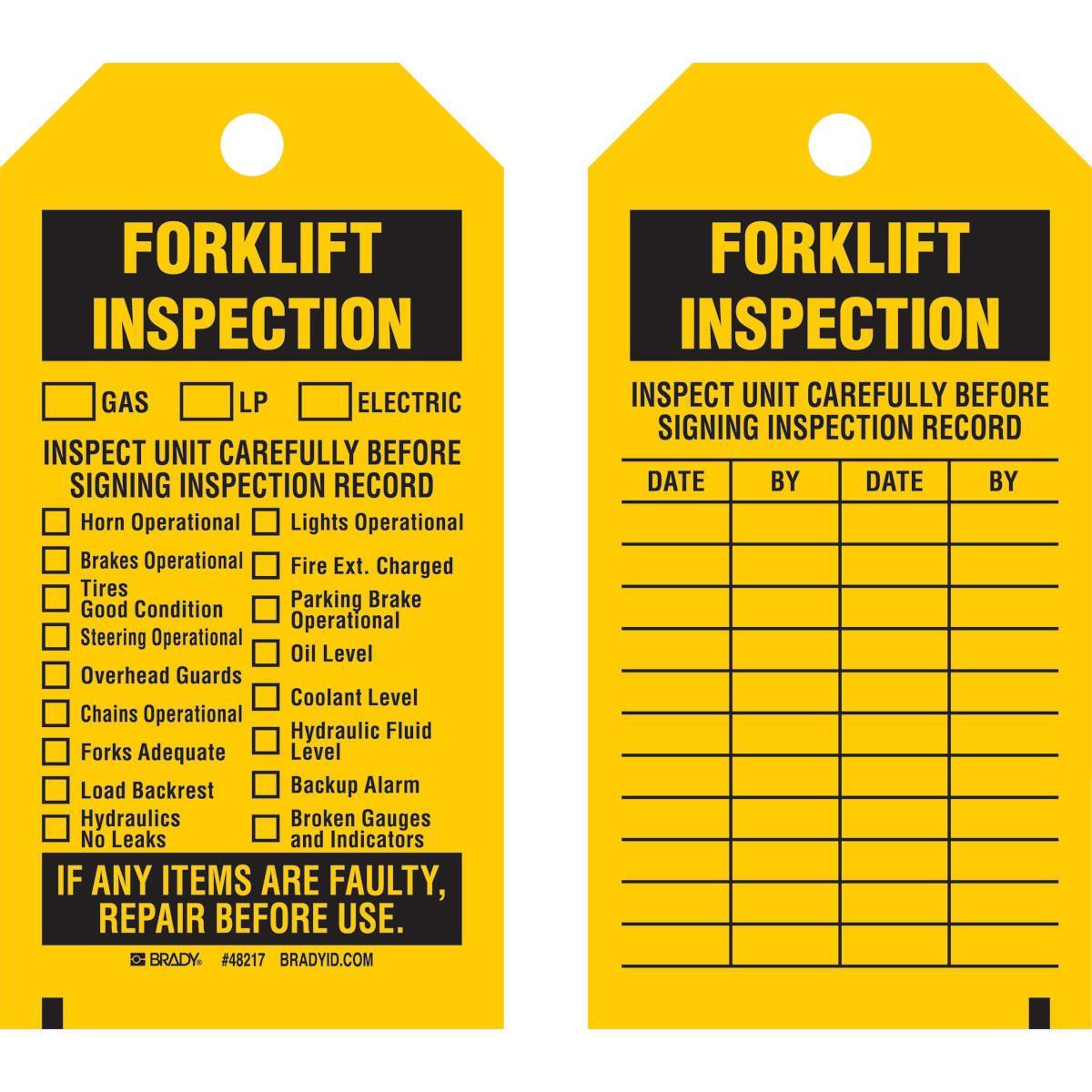 Brady® 48249 Safety & Facility Tags