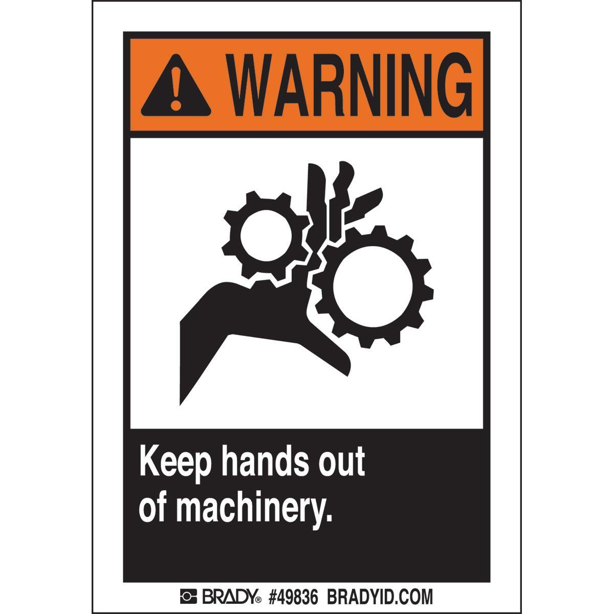 Brady® 49836 Accident Prevention Signs