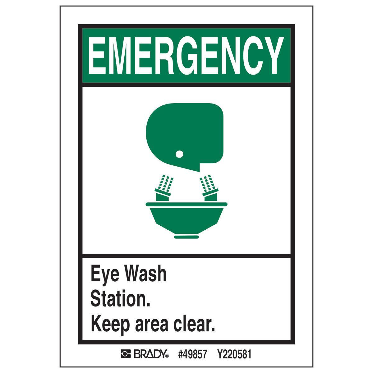 Brady® 49857 Fire, Emergency, Exit & First Aid Signs