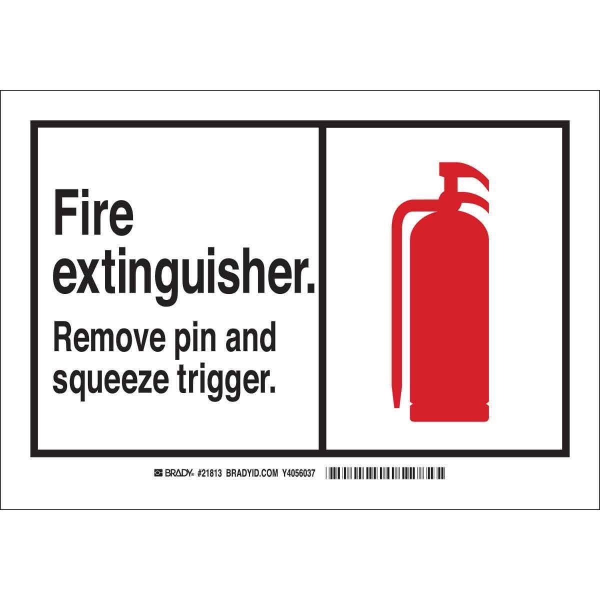 Brady® 49867 Fire, Emergency, Exit & First Aid Signs