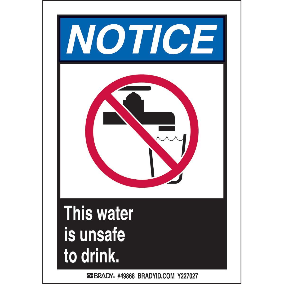 Brady® 49868 Safety & Facility Labels