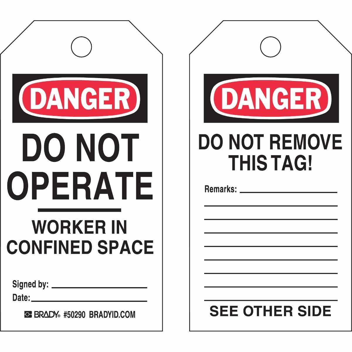 Brady® 50290 Safety & Facility Tags