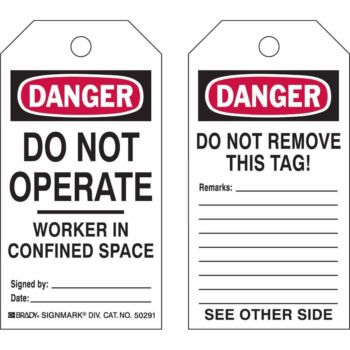 Brady® 50291 Safety & Facility Tags