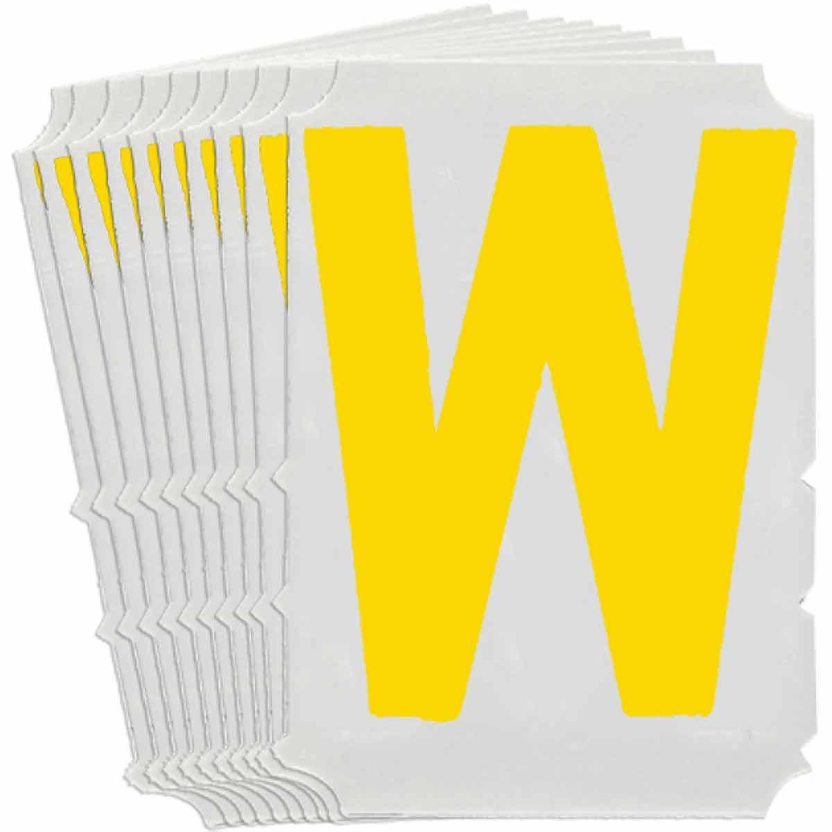Brady® 5110P-W Letters & Numbers