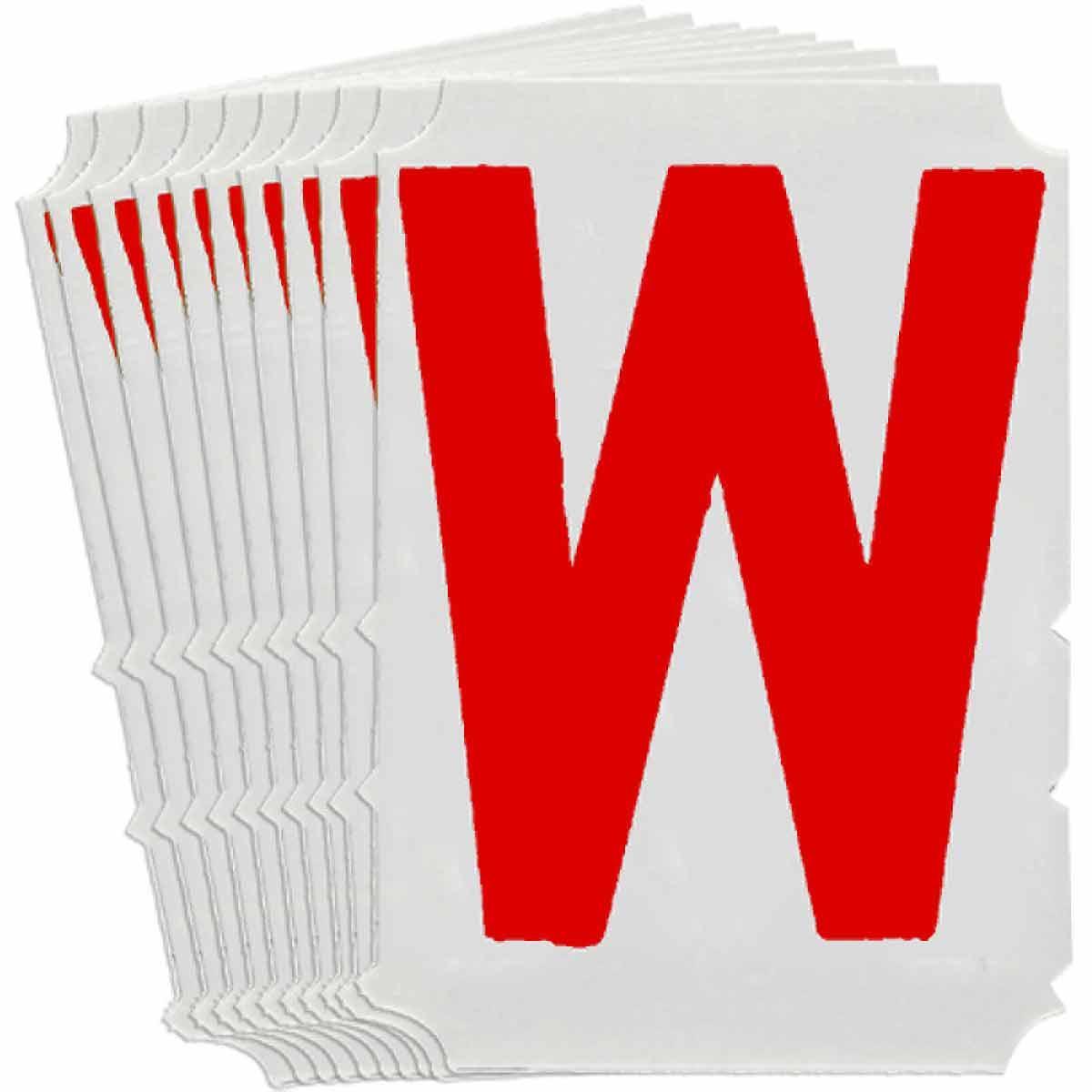 Brady® 5120P-W Letters & Numbers