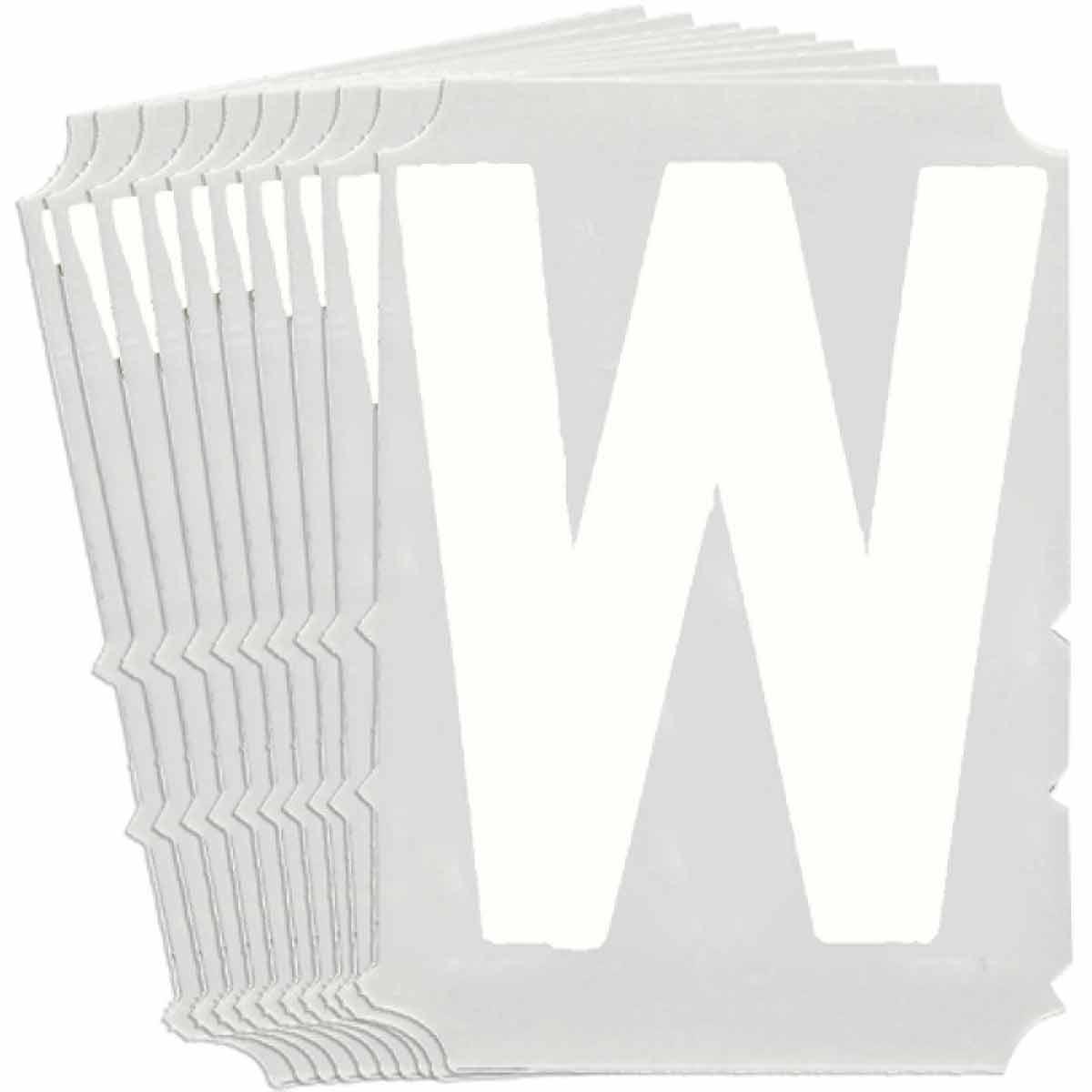 Brady® 5130P-W Letters & Numbers