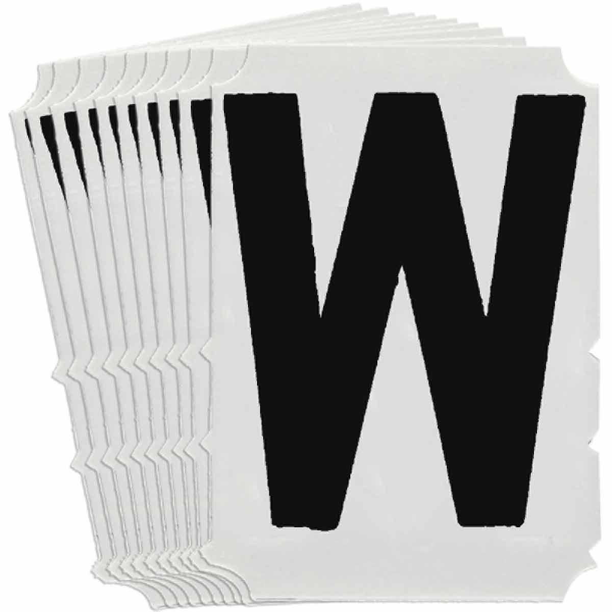 Brady® 5140P-W Letters & Numbers