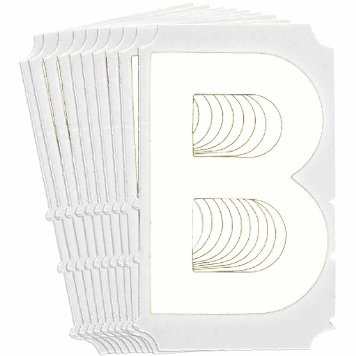 Brady® 5210P-B Letters & Numbers