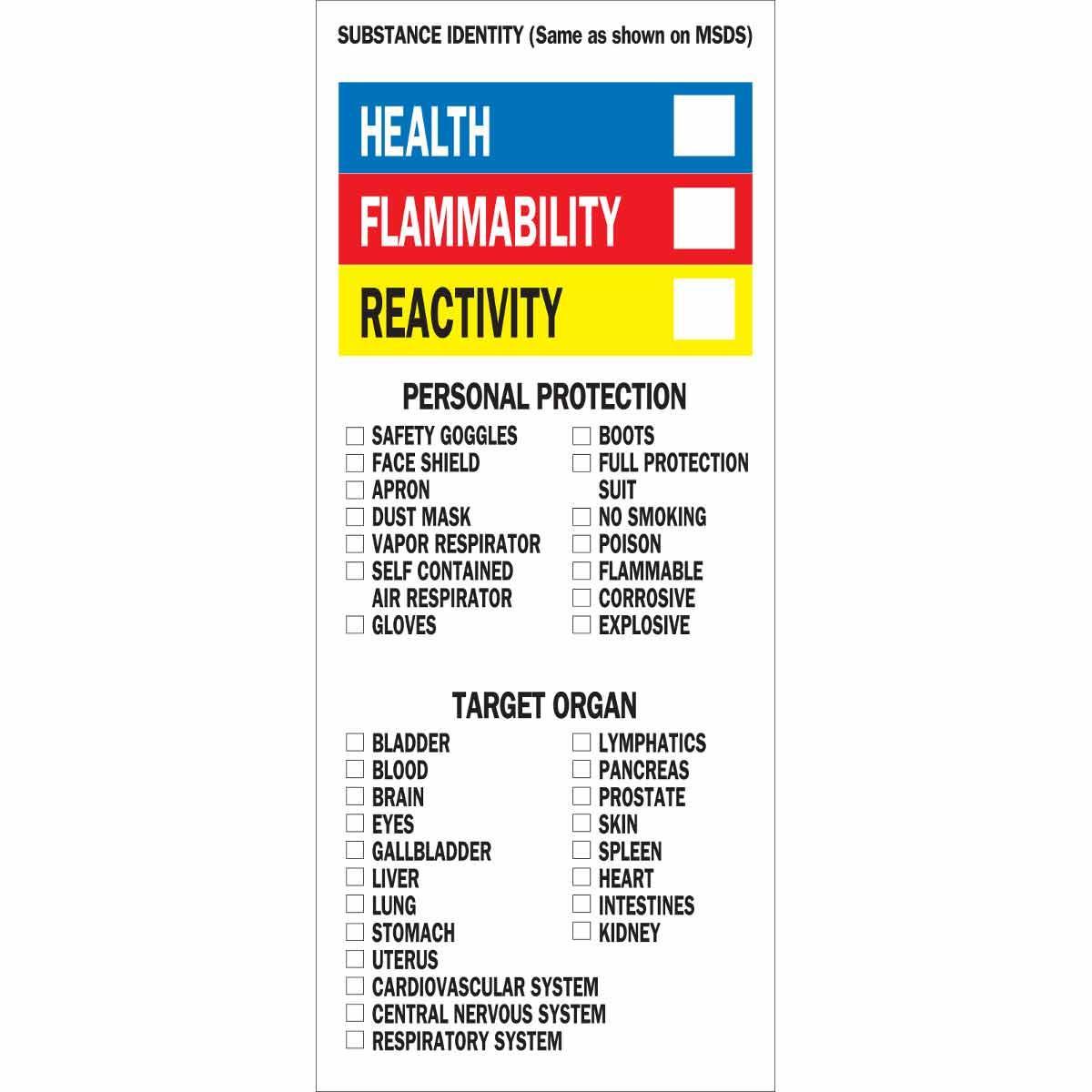 Brady® 58264 Safety & Facility Labels