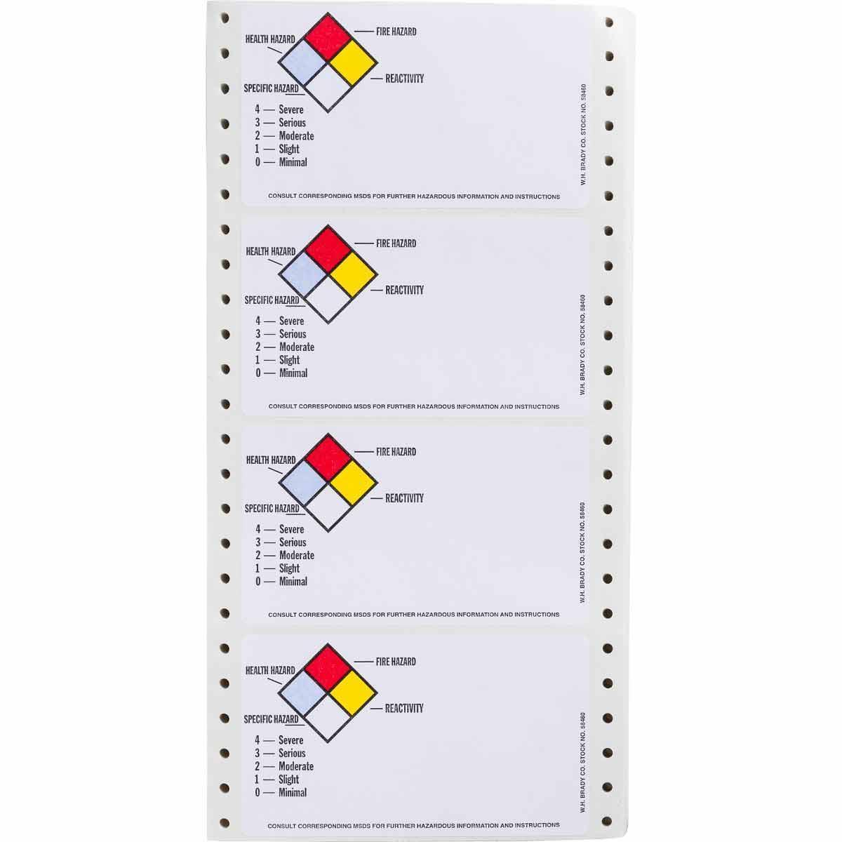 Brady® 58460 Safety & Facility Labels