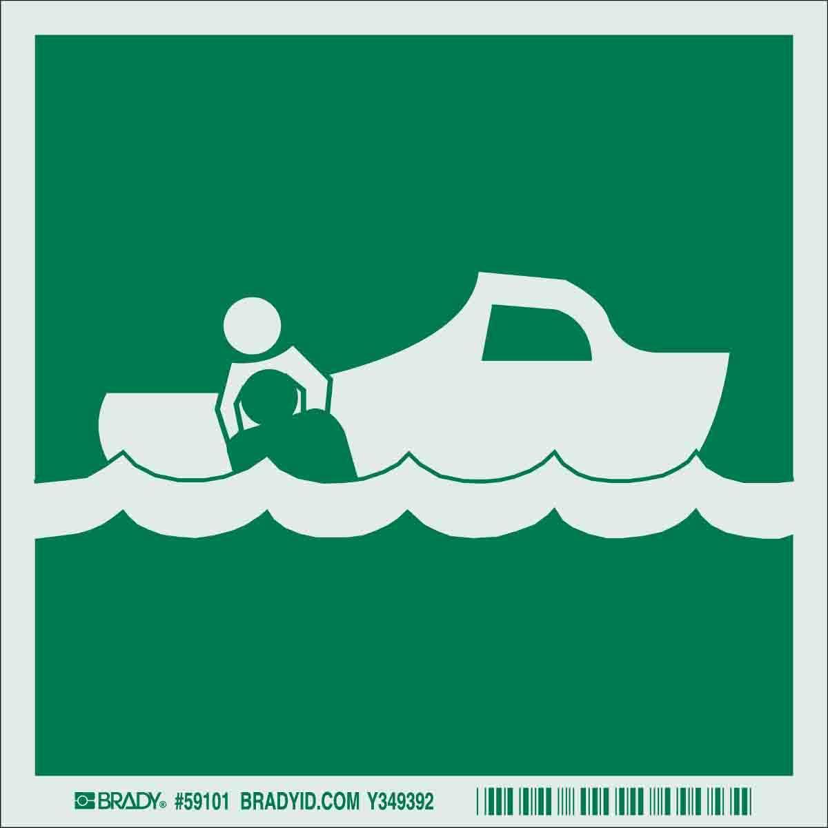 Brady® 59101 Marine & IMO Signs