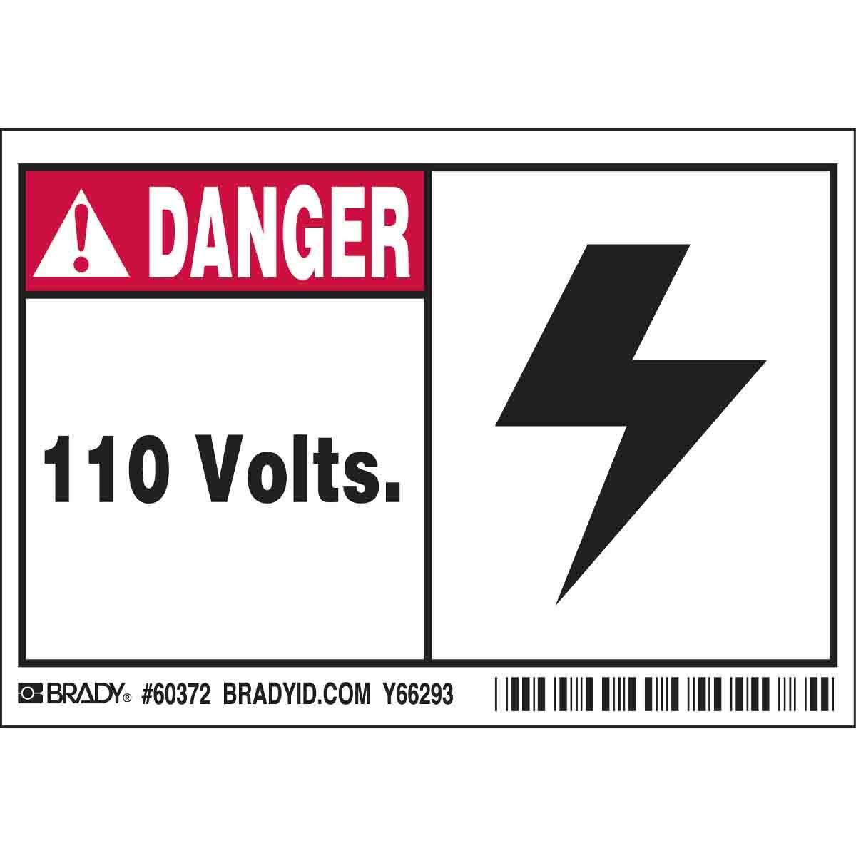 Brady® 60372 Safety & Facility Labels