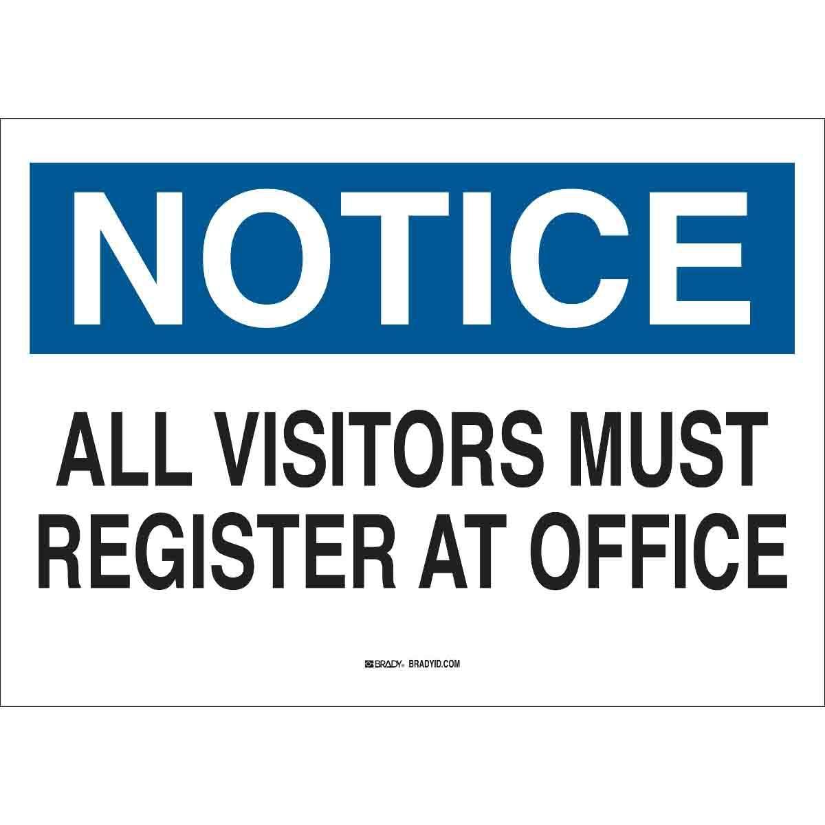 Brady® 60510 Access & Security Signs