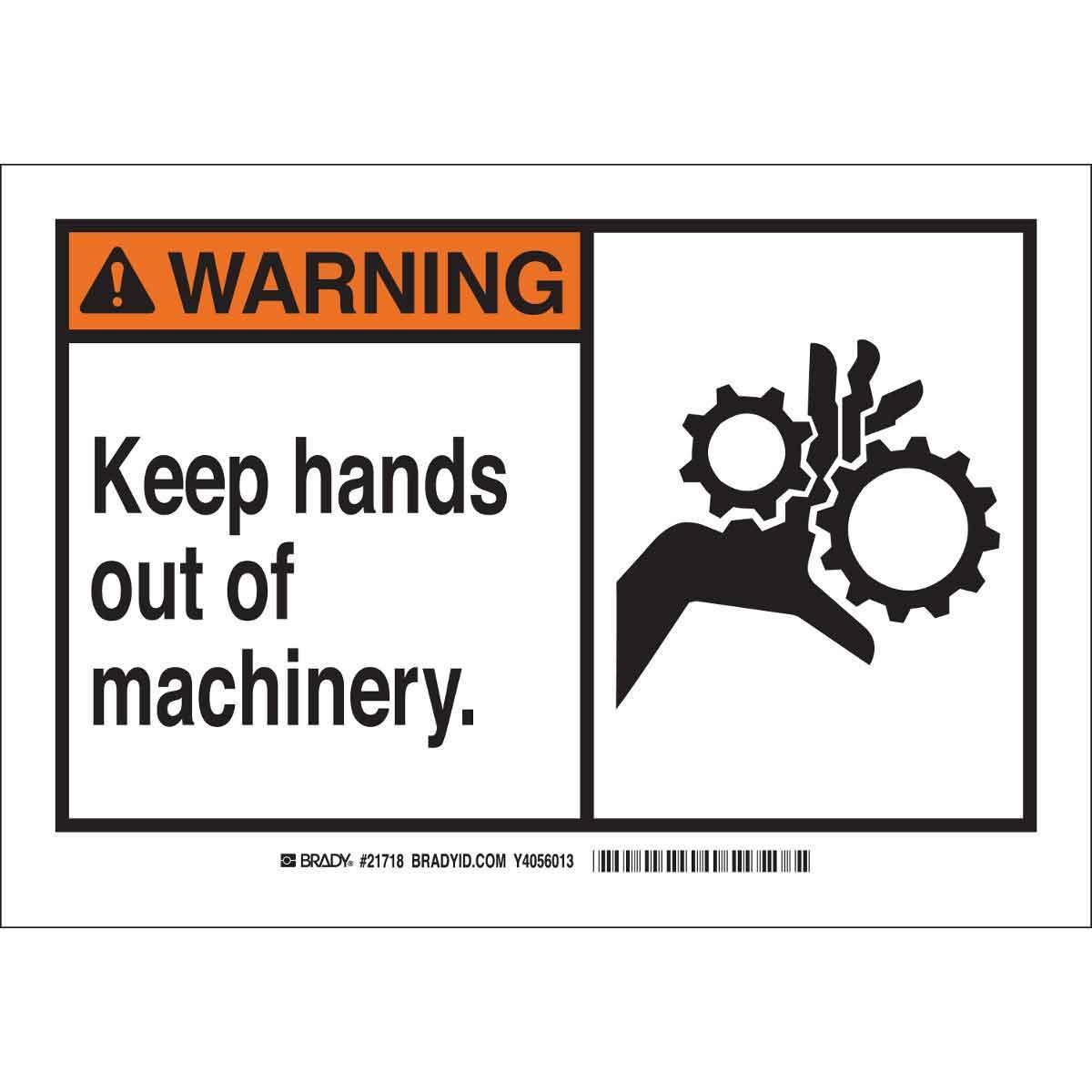 Brady® 49859 Accident Prevention Signs