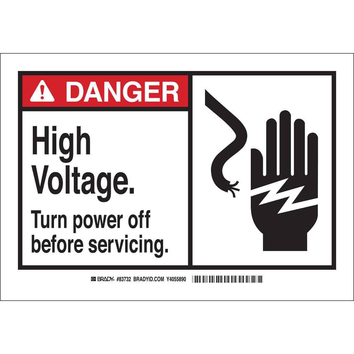 Brady® 83907 Accident Prevention Signs