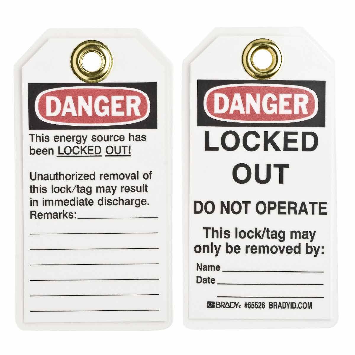 Brady® 65526 Safety & Facility Tags