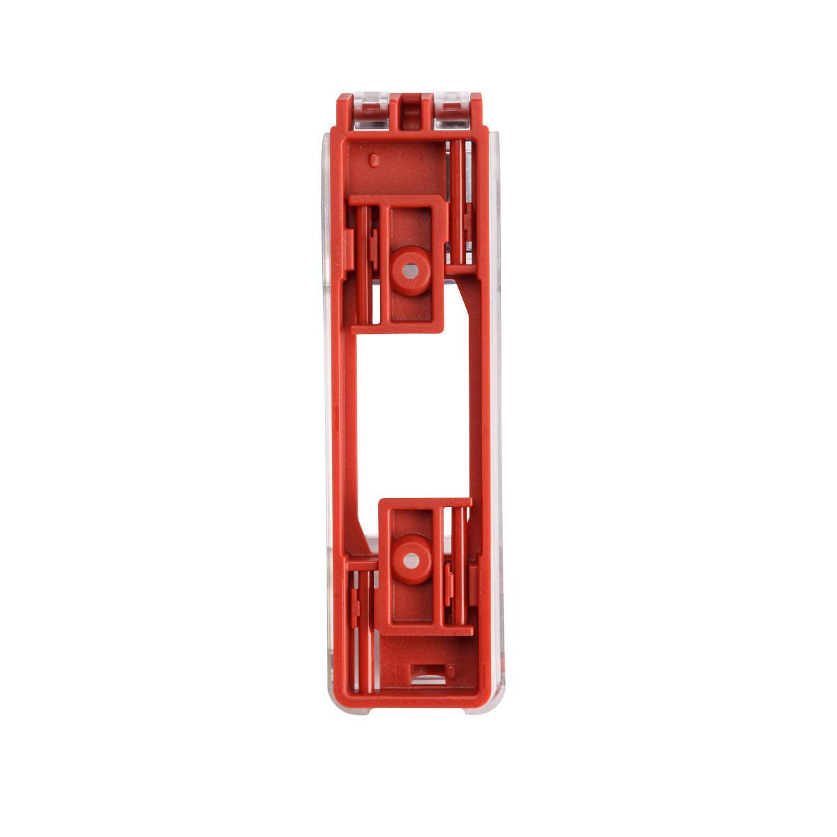 Brady® 65696 Toggle Switch Lockout, For Use With Wall Mounted Switch, 1 Padlocks, 0.31 in Dia Max Padlock Shackle, LOTO-42 Polypropylene, Red