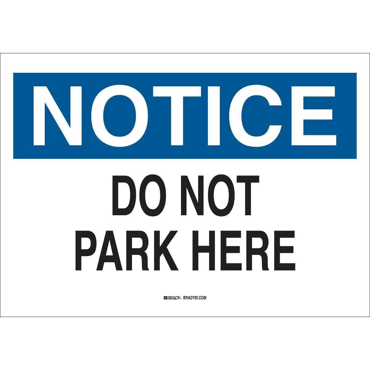 Brady® 69133 Parking & Traffic Signs