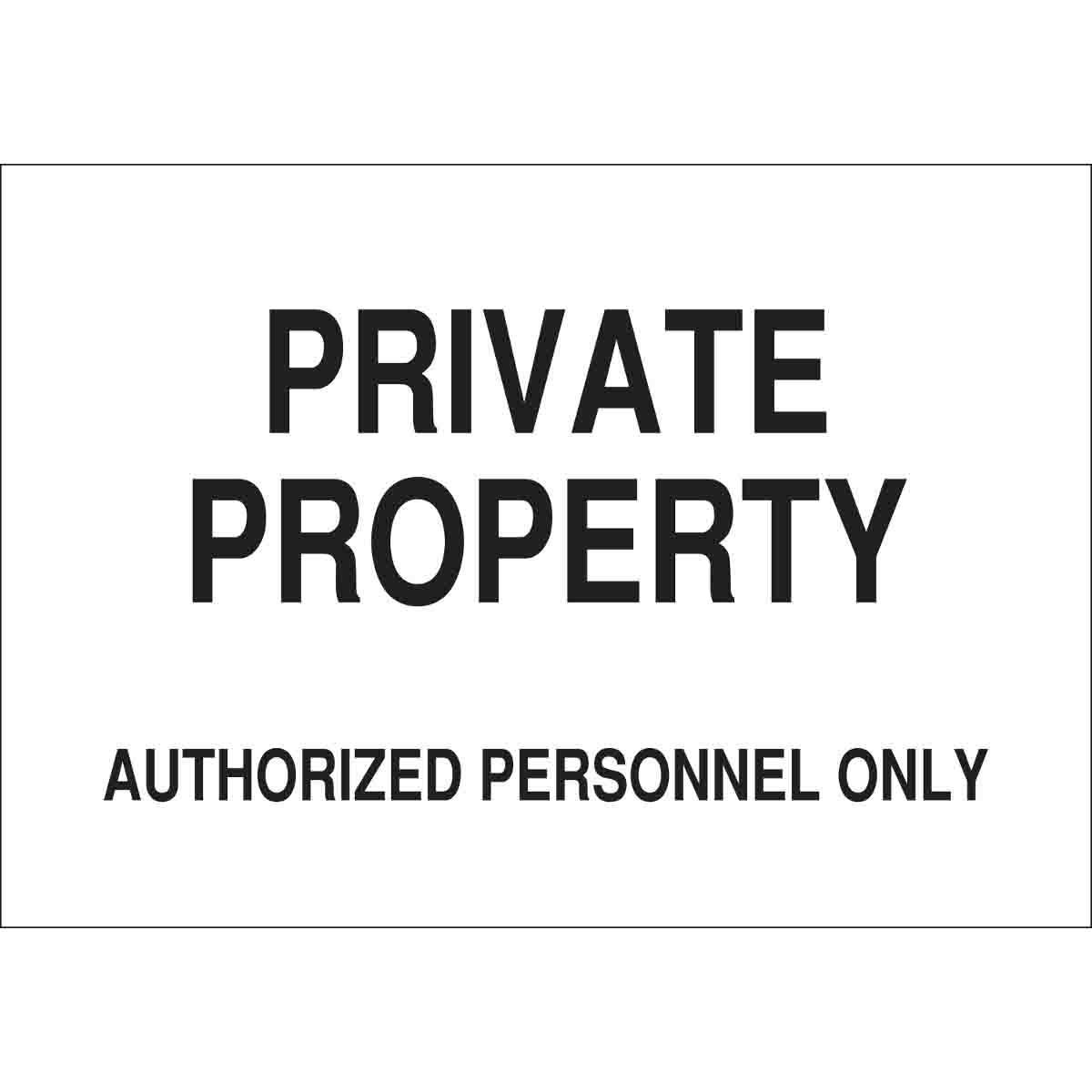Brady® 40808 Access & Security Signs