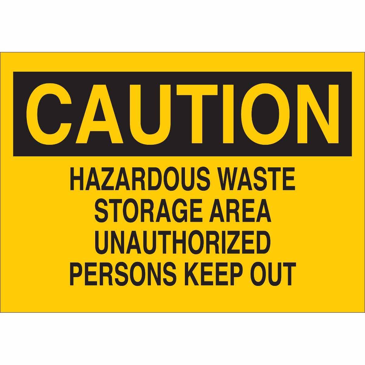 Brady® 122842 Chemical & Hazardous Material Signs