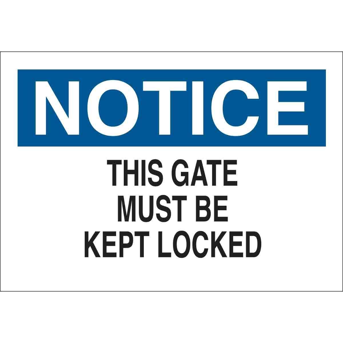 Brady® 70548 Access & Security Signs