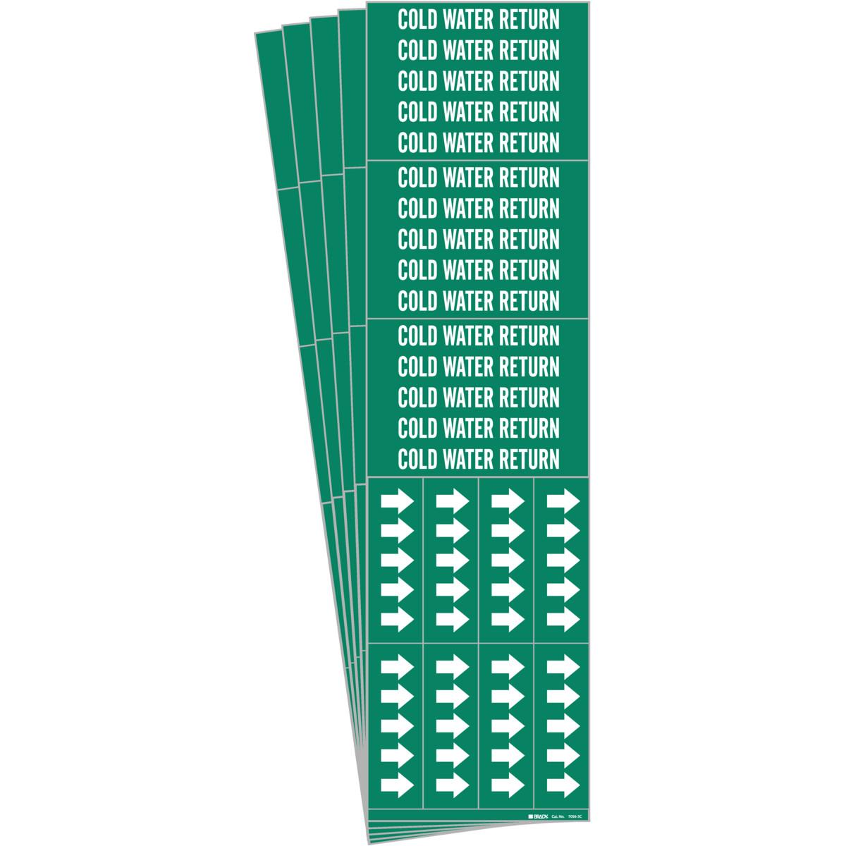 Brady® 7414-4-PK Pipe Markers