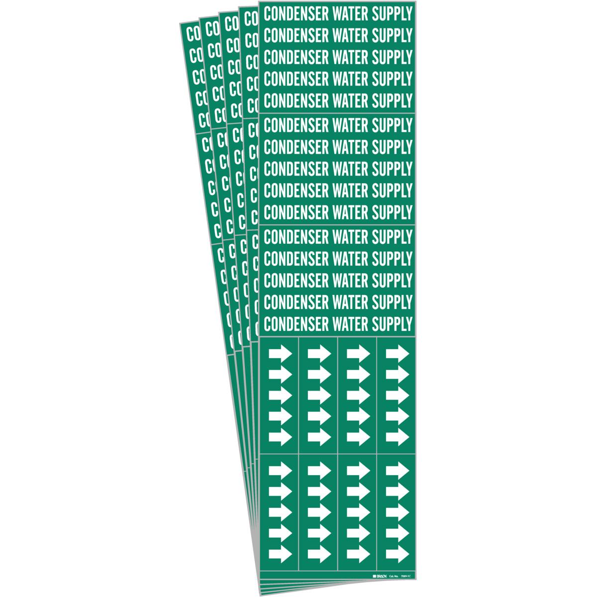 Brady® 7076-4-PK Pipe Markers