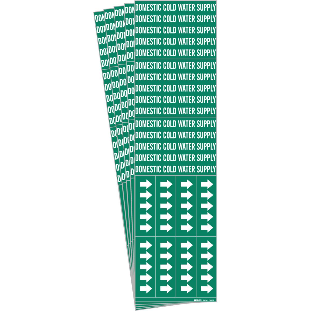 Brady® 7294-4-PK Pipe Markers