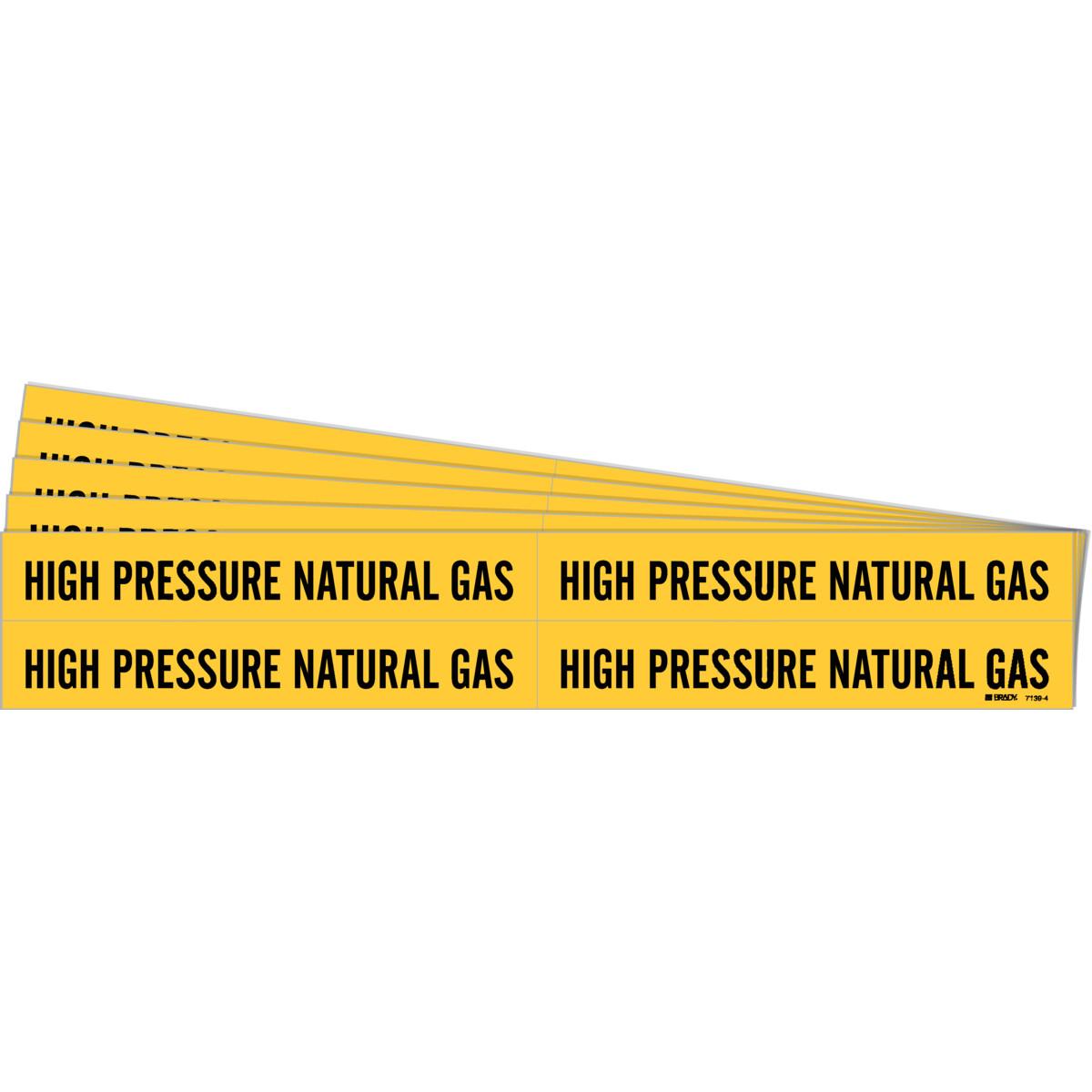 Brady® 7124-4-PK Pipe Markers