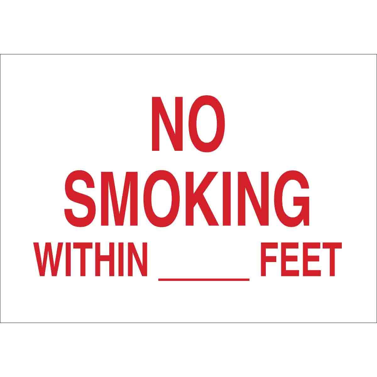 Brady® 72155 No Smoking & Restricted Activity Signs