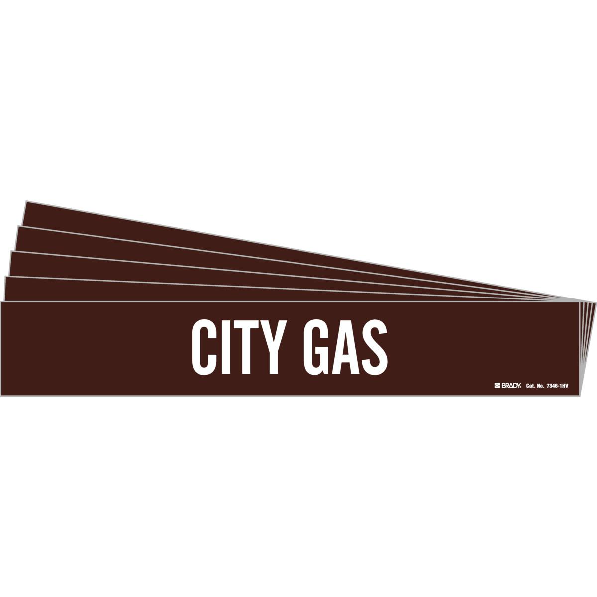 Brady® 7331-4-PK Pipe Markers