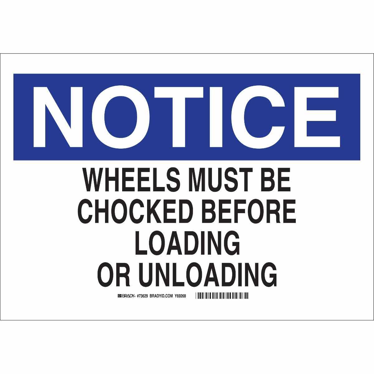 Brady® 73629 Accident Prevention Signs
