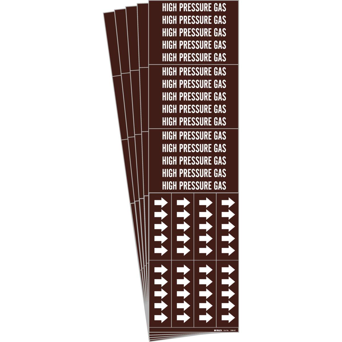 Brady® 7406-4-PK Pipe Markers