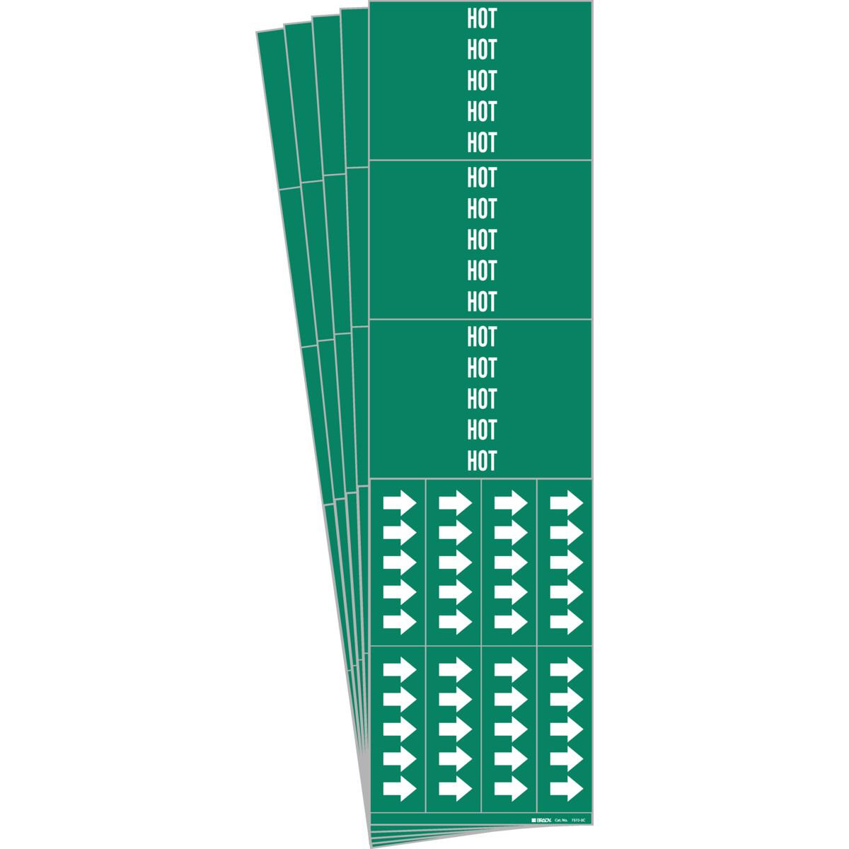 Brady® 7255-4-PK Pipe Markers