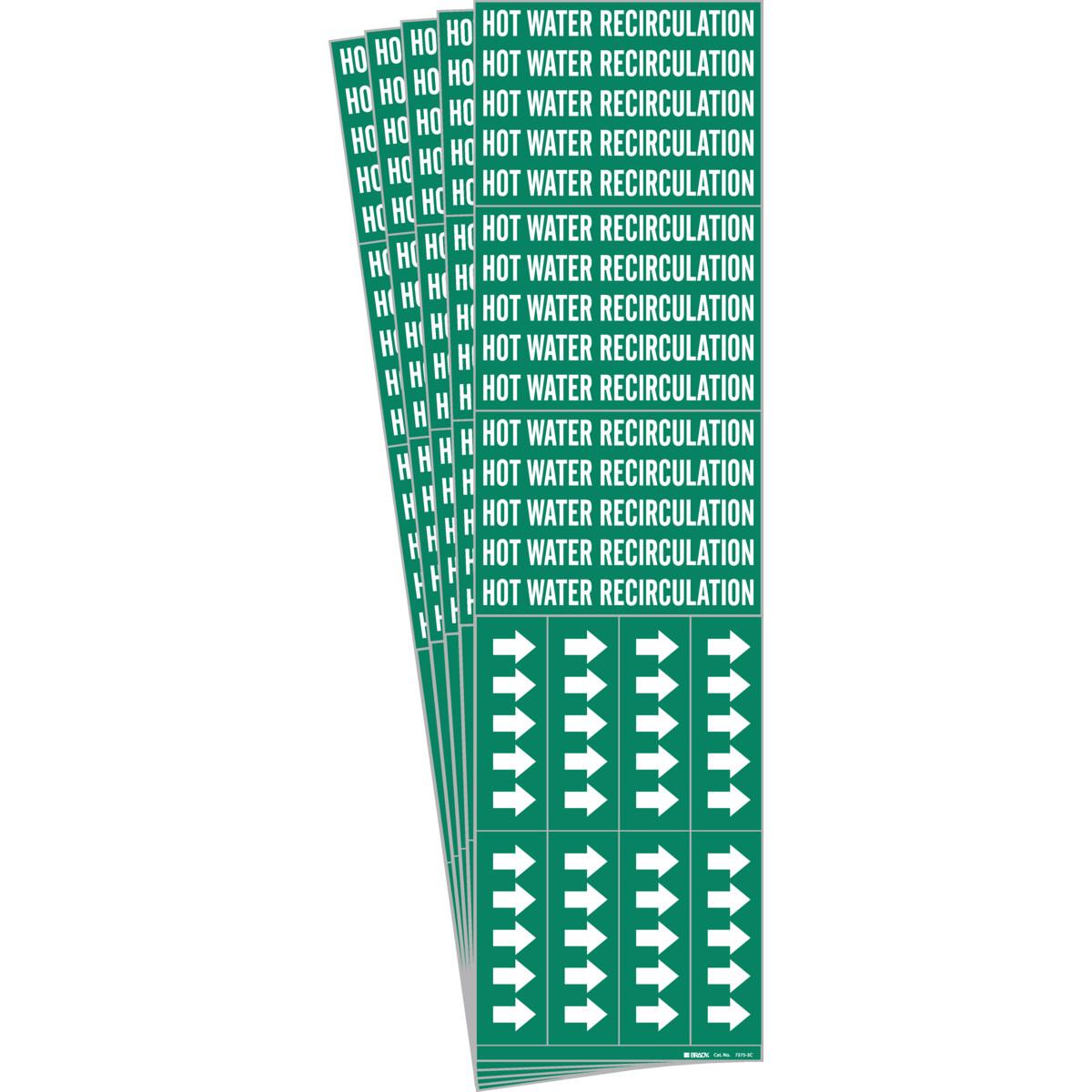 Brady® 7389-4-PK Pipe Markers