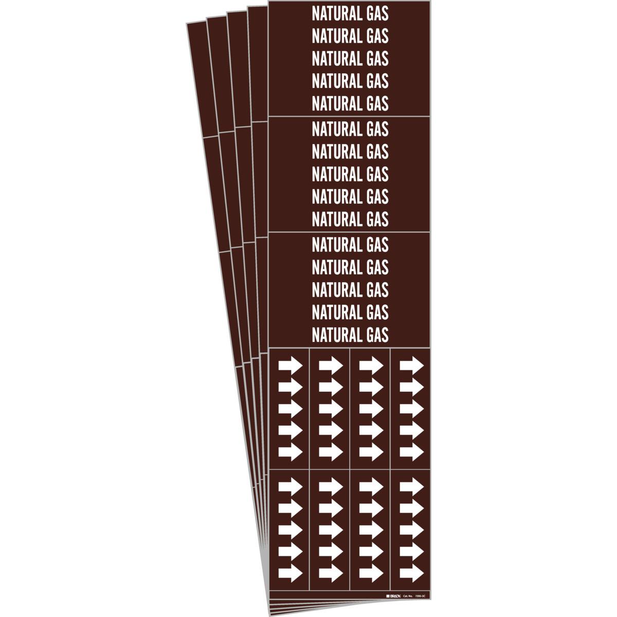 Brady® 7253-4-PK Pipe Markers