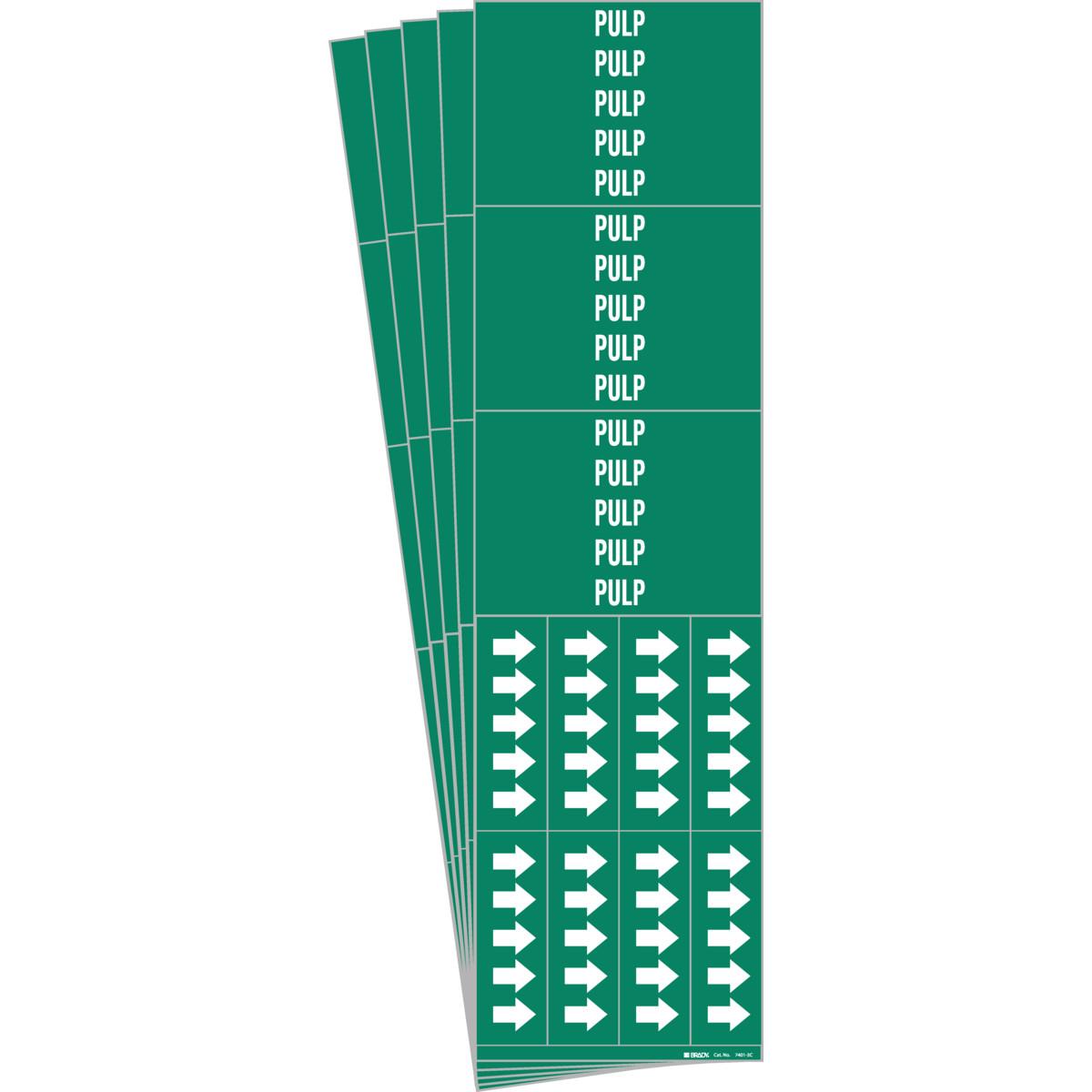 Brady® 7375-4-PK Pipe Markers