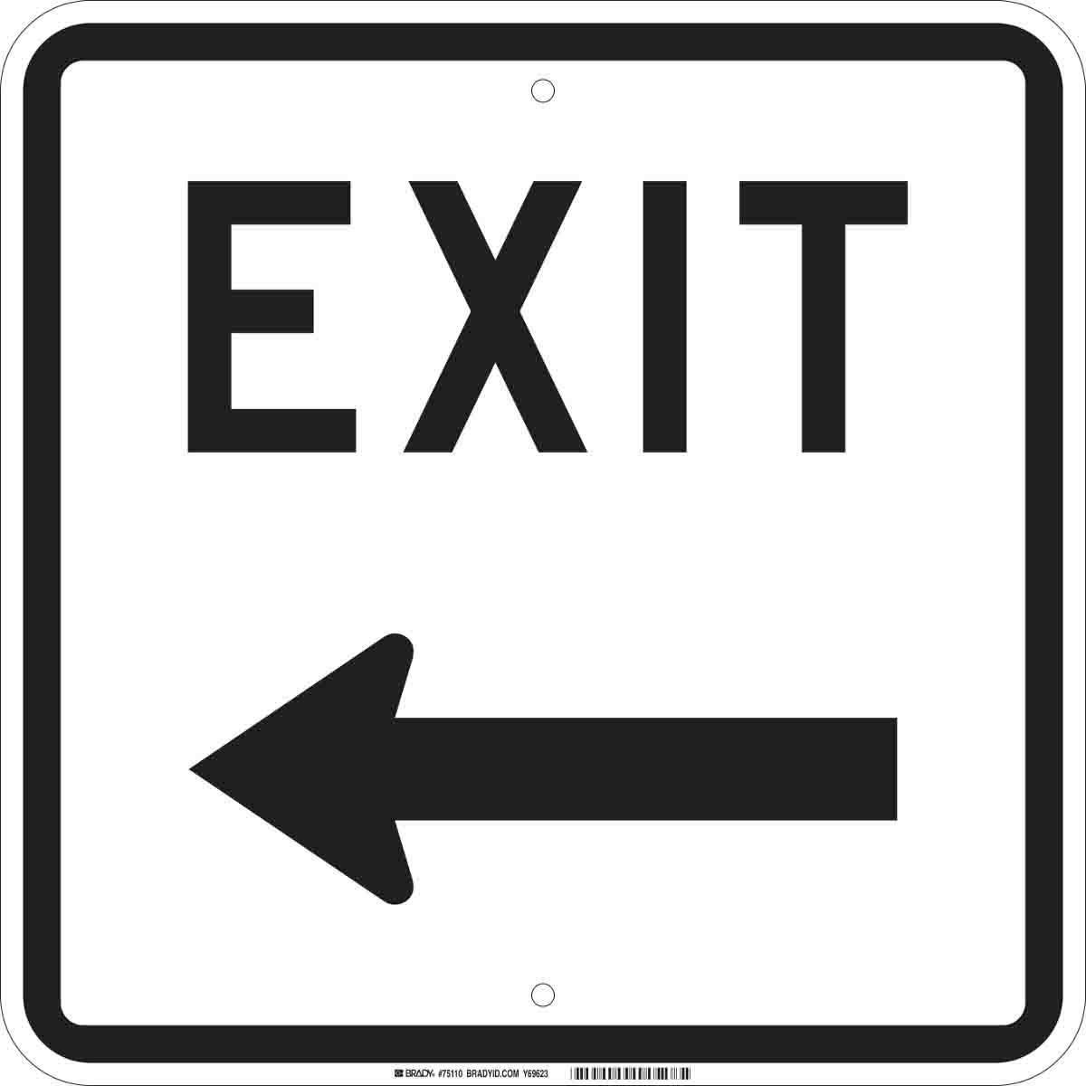 Brady® 75110 Fire, Emergency, Exit & First Aid Signs
