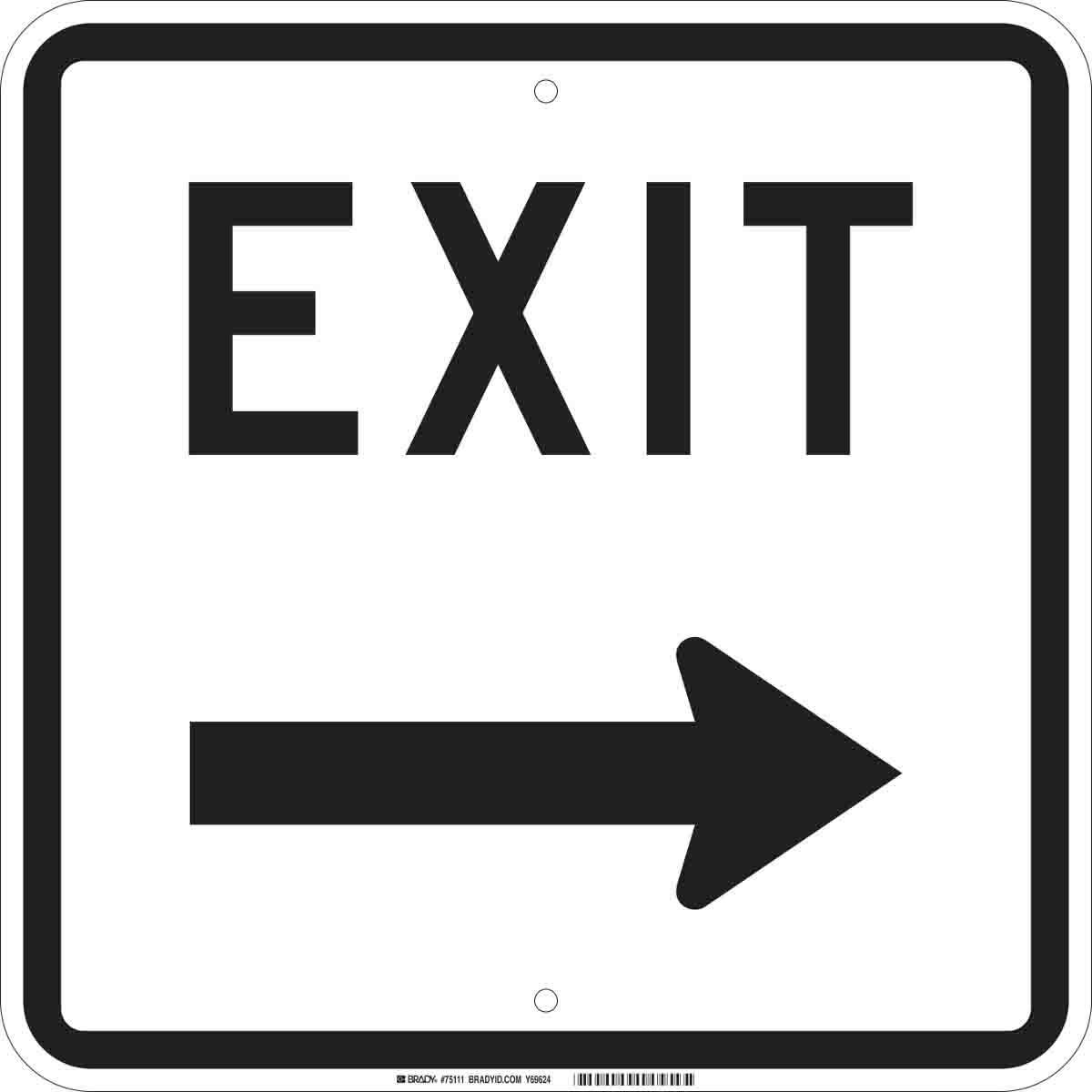 Brady® 75111 Fire, Emergency, Exit & First Aid Signs