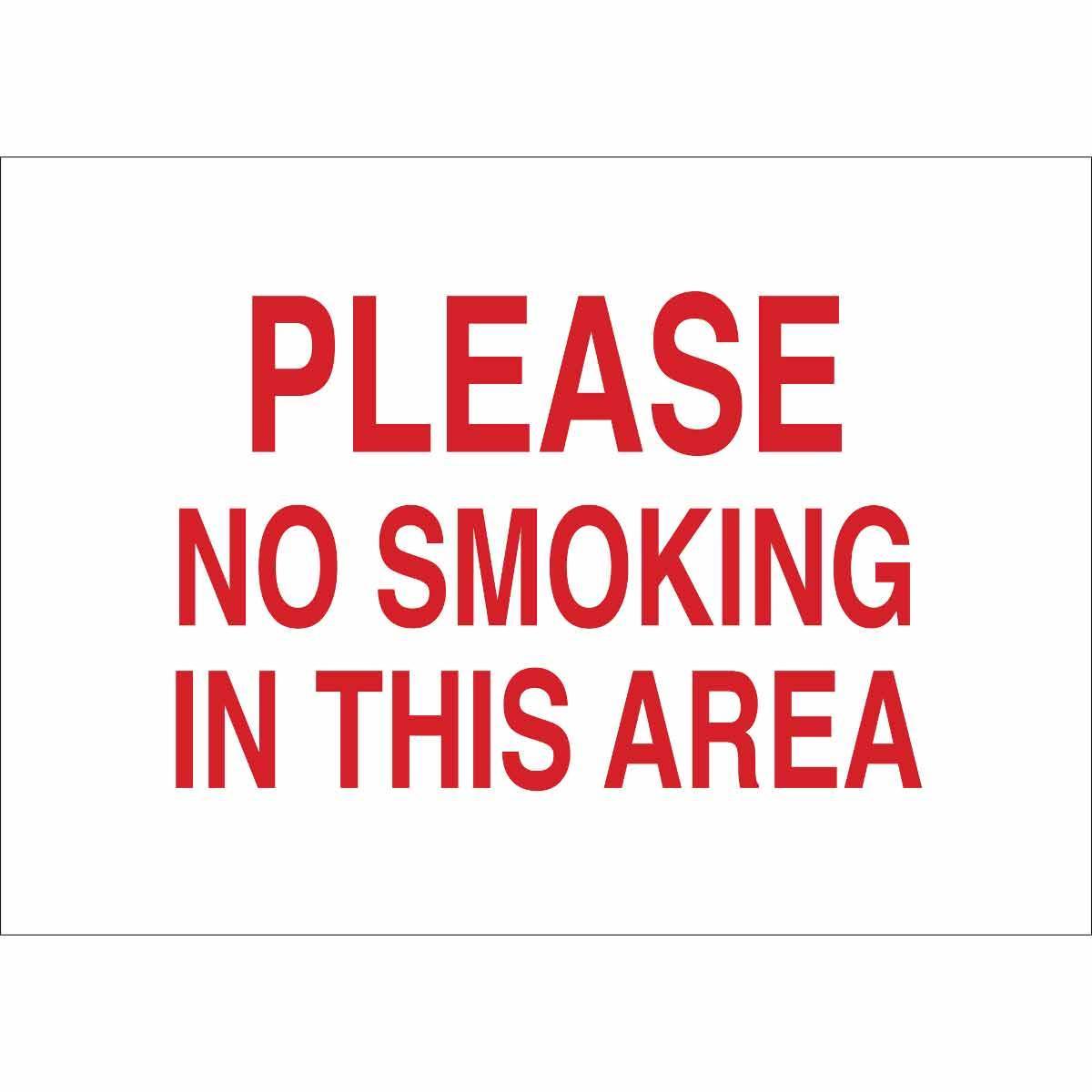 Brady® 75972 No Smoking & Restricted Activity Signs