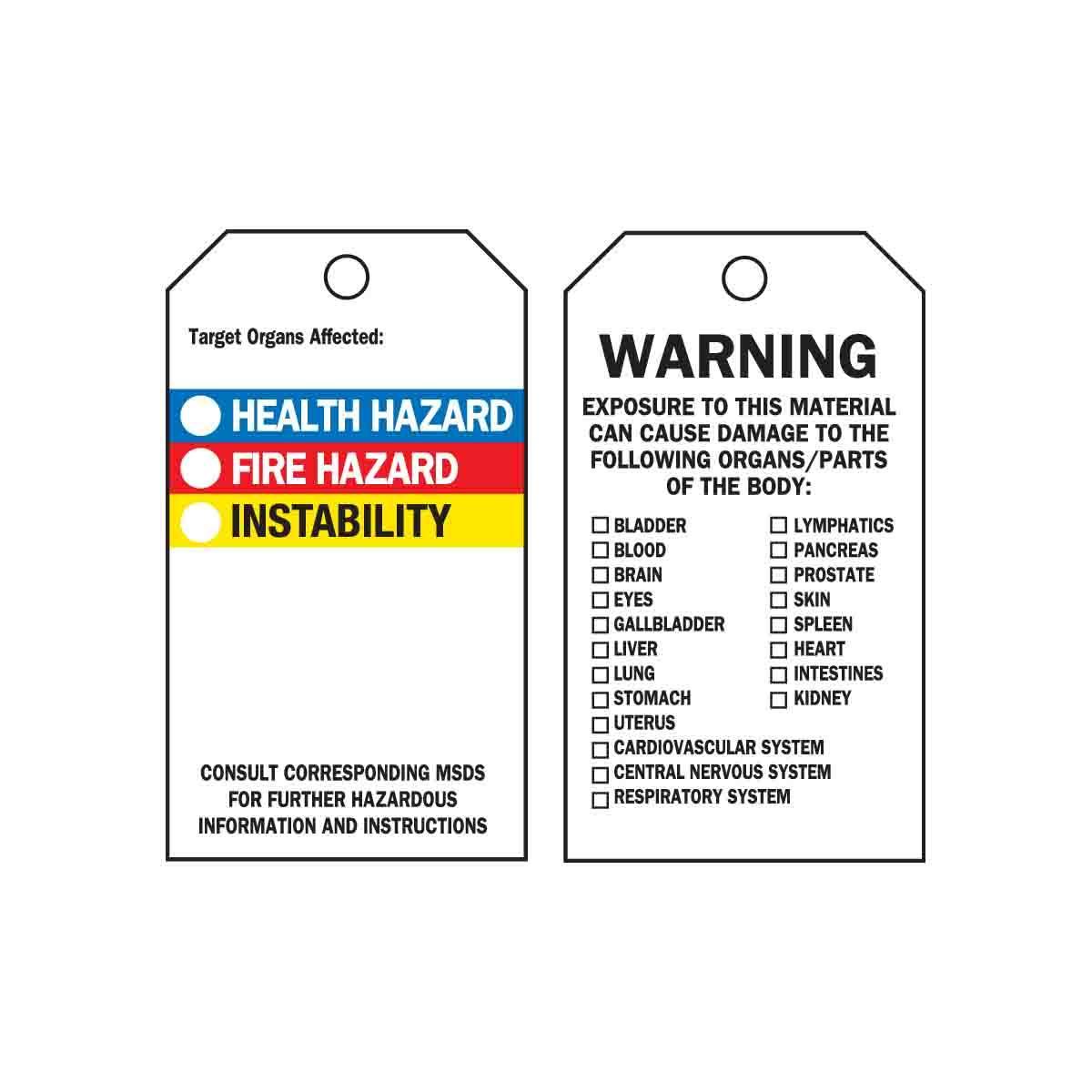 Brady® 76229 Safety & Facility Tags
